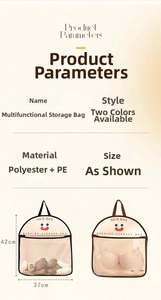 Spécifications de taille des sacs de rangement suspendus en filet avec motif Nice Day
