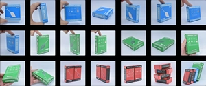 Leaf series personal alarm with 130dB sound volume and CR2025 battery packaging view