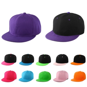 Cappellino Da Baseball A Tesa Piatta Snapback Poliestere Twill Sei Pannelli Regolabile Traspirante Parasole Hip Hop