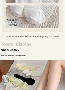 Detailed view of seamless toe and ribbed texture on multi-color combed cotton socks