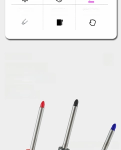 Detail view of 20mm long-nose marker pens with 1.5mm fiber tip for deep hole marking