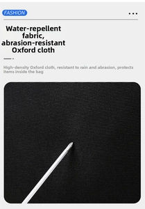 Detail of water-resistant and scratch-resistant high-density black Oxford cloth fabric