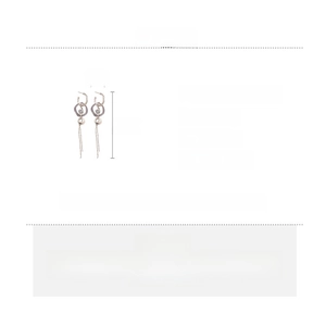 Spécifications détaillées de taille pour boucles d'oreilles à pompon de 10 cm par 2 cm