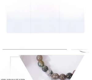Vue détaillée du bracelet en amazonite 8mm avec pendentif arbre de vie et spécifications