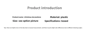 Detailed technical specifications and product guide for 6cm plastic Christmas ball sets