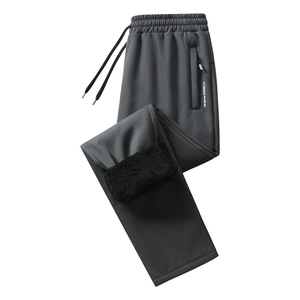 Details von Herren Thermohose mit Fleece-Futter, Kordelzug am Bund und Reißverschlusstasche