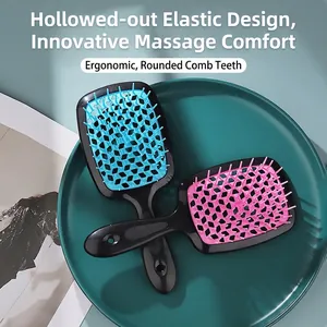 Spazzola Per Capelli In Rete Cava Pettine Per Massaggio Al Cuoio Capelluto Spazzola Districante Ventilata Per Capelli