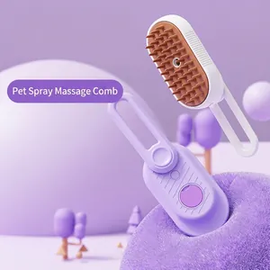 Spazzola Per Massaggi Spray Multifunzionale Per Animali Domestici Vapore Strumento Toelettatura Denti In Silicone Gatti