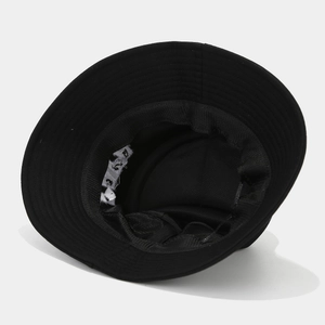 Classic black cotton PAPA sun hat with high-quality stitching and breathable design