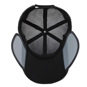 Mesh-Baseballkappe mit ausziehbarer Krempe und Ohrenklappen für atmungsaktiven Sonnenschutz