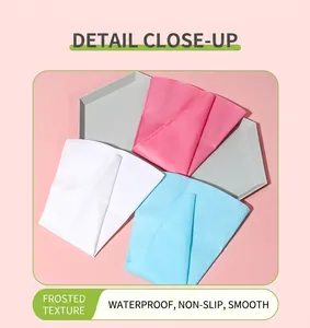 Close-up of pink, white, and blue reusable pastry bags with frosted non-slip texture