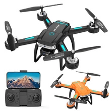 Detail of drone set showing remote controller with smartphone screen and GPS branding