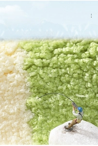 Detail of high-density flocked bath mat showing thick non-shedding fiber texture
