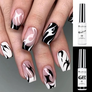 12-color 3D nail art spider gel set for creative drawing and professional manicures