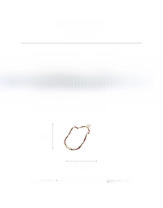 Detailed view of bamboo pearl necklace with natural stone beads and size specifications