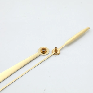Set di lancette dorate lucide in metallo di precisione per riparazione e montaggio orologi