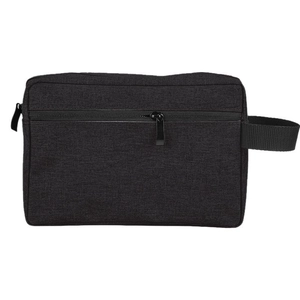 Waterproof black Oxford fabric digital organizer bag with front pocket and sturdy handle