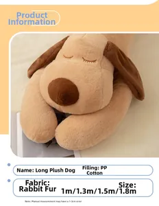 Detail of soft plush dog pillow showing premium faux rabbit fur fabric and PP cotton filling