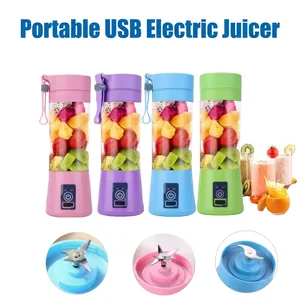 Spremiagrumi Elettrico Portatile Bicchiere Frullatore Ricaricabile USB PC Alimentare Lame Acciaio Frullati Smoothie
