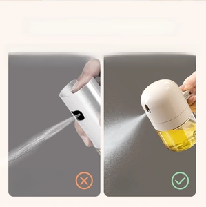 Kitchen glass oil spray bottle, fine mist oil sprayer for cooking, baking and air fryer.