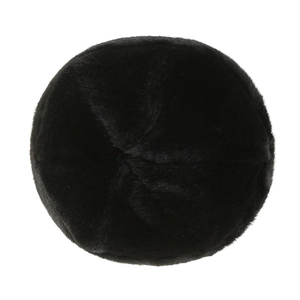 Toque d'hiver noire en fausse fourrure pour homme avec protection d'oreilles thermique