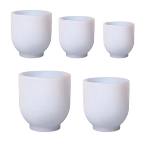Five-piece semi-cylindrical silicone resin molds for DIY jewelry and home decor