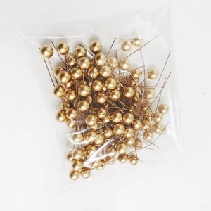 Lot de 100 baies de Noël dorées 10 mm pour bricolage DIY et arrangements floraux festifs