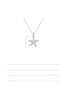 Détails du collier étoile de mer en argent S925 avec perle et chaîne réglable de 40+5cm