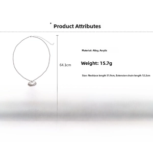 Detailed size specs for heart pendant necklace with dimensions and material info