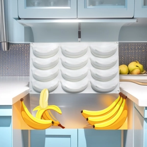 Fruit Shape 3D Silicone Cake Mold Banana Mango Lemon Corn Mousse Dessert Baking Mould Non-Stick Flexible Fondant Chocolate