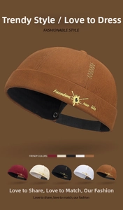 Detail showing colorful canvas miki hats with Freedom and New Life 3D embroidery accents
