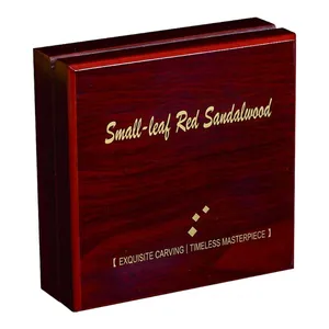 Premium rosewood jewelry collection box featuring polished finish and gold emblem