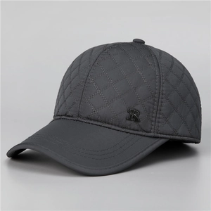 Herren Winter Baseballkappe Mit Ohrenschützer Gesteppt Warm Fleece Gefüttert Schirmmütze Für Ältere Väter Outdoor Winddicht Verstellbar
