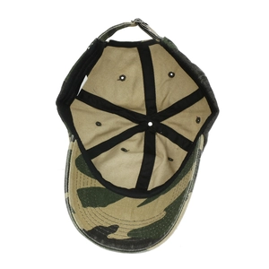Casquette de baseball camouflage tactique avec structure à six pans et boucle en métal