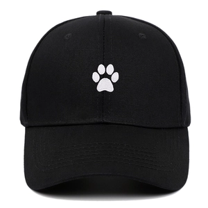 Hochwertige Baumwolle Baseballkappe Für Herren Damen Koreanischer Stil Cartoon Katzenpfote Stickerei Verstellbar Outdoor Sport Sonnenhut