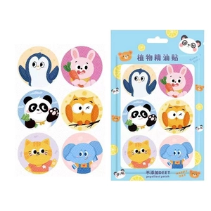 Cartoon Mückenschutz-Patches mit ätherischen Ölen für Kinder ohne DEET
