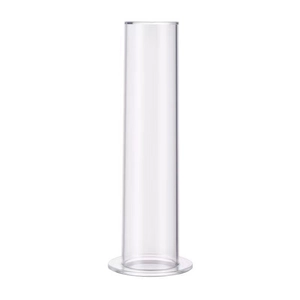 Support vertical transparent en acrylique pour chouchous avec base ronde stable