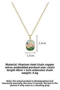 Macro shot of titanium steel flower necklace pendant with dimensions 24mm by 15mm
