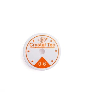 Detail of 0.6mm transparent elastic string roll for crystal beaded jewelry DIY projects