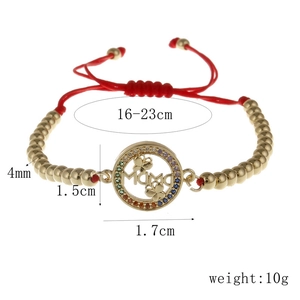 Spécifications détaillées de taille pour bracelet MAMA ajustable avec mesures
