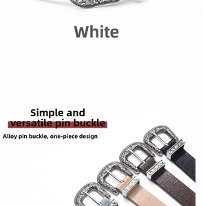 Detail of star-studded punk waist belts with vintage alloy buckles and floral patterns