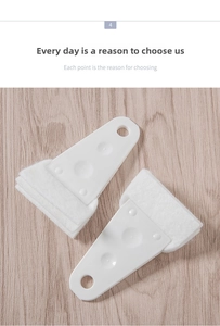 Detail of triangular fan and keyboard cleaning brush with soft fiber scrubbing pad