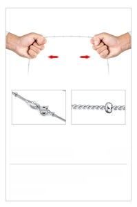 Macro shot showing S925 sterling silver chain durability test and ITALY hallmark detail