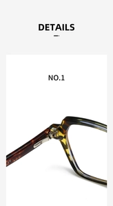 Close-up of tortoise shell glasses frames showing high-quality metal hinge detail