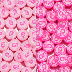 Perle Distanziatrici Rotonde In Argilla Polimerica Con Nastro Rosa Per Creazione Di Gioielli Fai Da Te Rosa Rosso Fatto A Mano