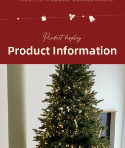 Detailed view of artificial Christmas tree decorated with warm white LED candle string lights
