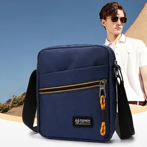 Men Crossbody Bag Lightweight Waterproof Nylon Shoulder Bag Sport Style Casual Small Messenger