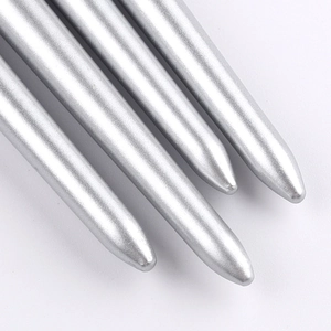Macro view showing the soft bristles and matte silver ferrules of the 4pcs eye makeup brush set