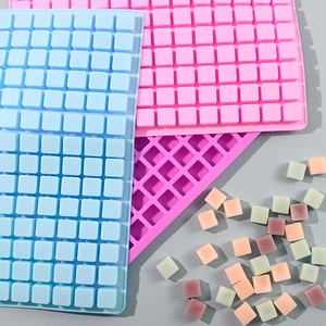 Molde de silicona multicolor de 160 rejillas para cubitos de hielo, chocolate y caramelos