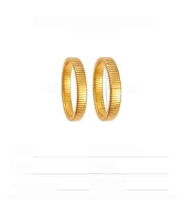 Detailed specs of gold stainless steel elastic bangles with 10mm and 12mm width